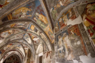 Frescoes in the cloister, Cathedral of the Assumption of Mary and St. Cassian, Bressanone