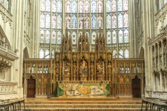 Altar of Gloucester Cathedral, England, Great Britain