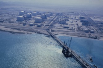 Oil industry in the Ras Tanura area, Saudi Arabia, 1979, Asia