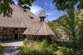 Court chapel in the Black Forest Open-Air Museum Vogtsbauernhof, Black Forest, Gutach,