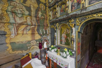 Since 7 July 2008, the wooden Greek-Catholic church of St. Nicholas in Bodružal, Slovakia, is a