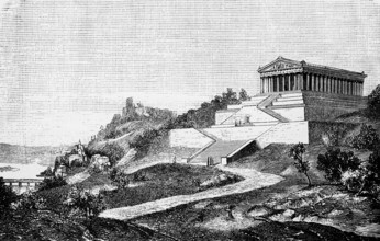 Temple of honour and memorial for German celebrities, Walhalla in Donaustauf, classicist