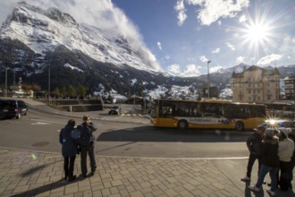 28 March 2024: Lively tourism in the week in front of Easter in the popular Swiss holiday resort of