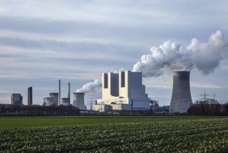 Grevenbroich, North Rhine-Westphalia, Germany, RWE Power AG Neurath power plant, lignite-fired