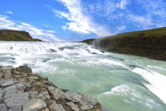 Reykjavik, tour to scenic Gullfoss Falls, a part of Iceland Golden Circle travel destination