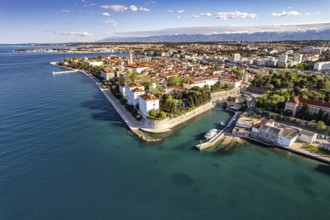 Zadar seen from above, Croatia, Europe