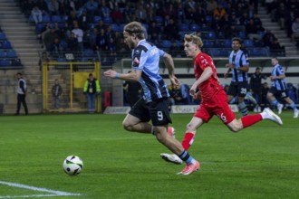 Football 3rd division, Season 2024/25, Matchday 32: Waldhof Mannheim vs SpVgg Unterhaching***Felix