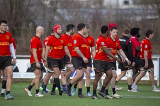 Rugby: Germany against MKS Pogon Awenta Siedlce, Poland in Heidelberg (Test match of the German