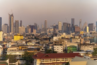 City view and skyline of Bangkok, Thailand, Asia