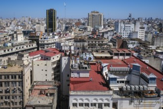 Buenos Aires, Argentina, view from the Mirador Guemes Gallery in the pedestrian zone Florida in the
