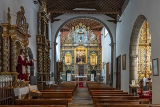 Interior of the church Ermita de San Juan Bautista Puerto de la Cruz, Tenerife, Canary Islands,