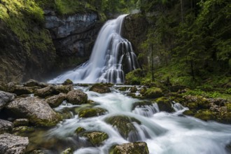 Golling Waterfall, Golling, Tennengau, Salzburg, Austria, Europe
