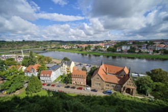 View over Meißen, Saxony, Germany, Europe