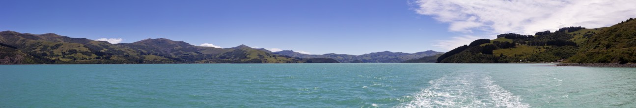 Bootsfahrt, Akaroa, Banks Peninsula, Canterbury, Neuseeland