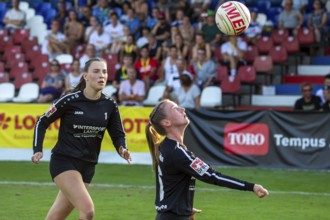 Fistball (woman) : TSV Dennach against TV Jahn Schneverdingen (IFA 2024 Fistball World Tour Finals