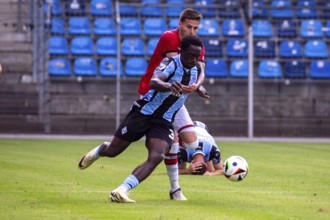 Football: Waldhof Mannheim against RWD Molenbeek Belgium in Mannheim (preparation match for the