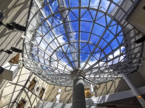 Clermont-Ferrand. The atrium of the Museum Roger Quillot designed by the architects Claude Gaillard