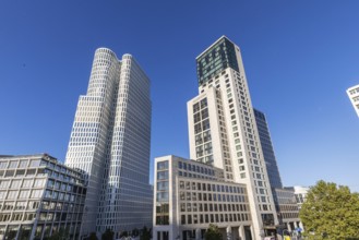 Hotel Motel One Berlin-Upper West and Hotel Waldorf Astoria, Zoofenster. City view Berlin, Germany,
