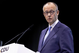 Berlin, Germany, 6 May 2024: Friedrich Merz, Chairman of the Christian Democratic Union of Germany