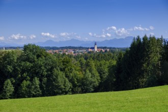 Pilgrimage Church of St. Mary's Assumption in Tuntenhausen, Upper Bavaria, Bavaria, Germany, Europe