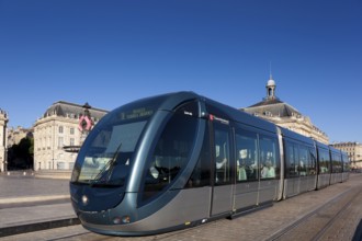 Streetcar of Bordeaux, Aquitaine, France, Europe