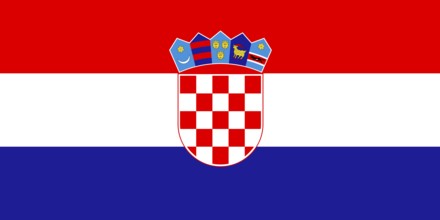 Flag of Croatia, Vector illustration