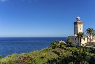 Beautiful Lighthouse of Cap Spartel close to Tanger city and Gibraltar, Morocco in Africa