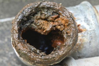 Dirty water pipe