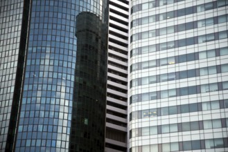 Modern banking tower in asia