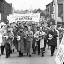 The Easter March 1968, Germany, demonstrated for peace with the main demands to end the Vietnam War