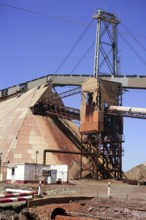 Excavation metal outdoor mine Riotinto in Spain