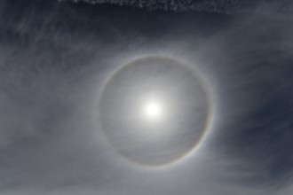 Nature, ring halo, atmospheric phenomenon, Province of Quebec, Canada, North America