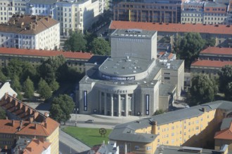 Volksbühne, Rosa-Luxemburg-Platz, seen from the television theatre at Alexanderplatz, Berlin,