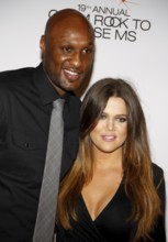 Lamar Odom and Khloe Kardashian at the 19th Annual Race To Erase MS held at the Hyatt Regency