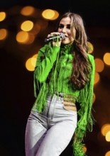 Sarah Engels live at the Schlagernacht des Jahres 2024 in the Uber Arena Berlin