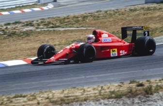 Racing driver Nigel Mansell, Formula 1, Scuderia Ferrari, Ferrari 641, engine 3.5 V12, German Grand