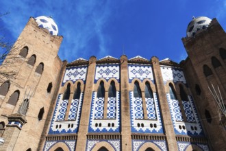 Former bullfighting arena La Monumental in Barcelona, Spain, Europe
