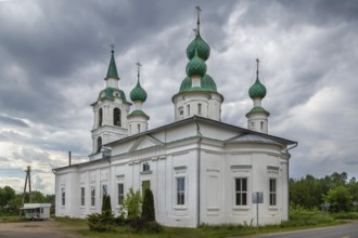 Church of St. Andrew Stratilates in Sulosti near Rustov, Russia, Europe