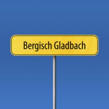 Bergisch Gladbach, town entrance sign, town sign