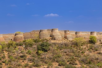 Kumbhalgarh, die große indische Mauer, Rajasthan, Indien
