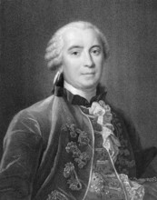 Georges Louis Marie Leclerc, Comte de Buffon, 1707 - 1788, a French scientist of the age of