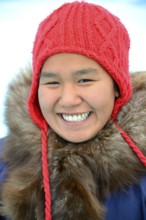 Young Inuit Woman, 22 years, Ellesmer, Eskimo, Native, Iceland, Canada, Europe