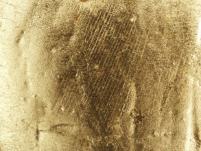 In gold painted wood texture using as luxury or festive background