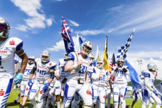 German Football League, Spiel: Pforzheim Wilddogs, Gießen Golden Dragons in der Kramski Arena in
