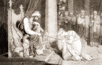 Esther before Ahasuerus, Book of Esther, Old Testament, Hebrew Tanakh