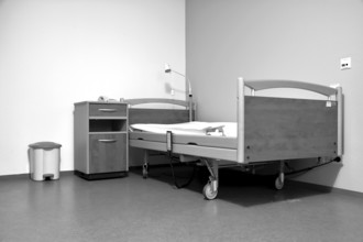 Empty room in a nursing home