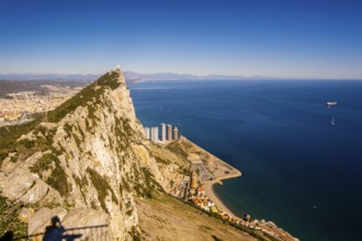 Beautiful Landscape View from Gibraltar in Spain South Coast