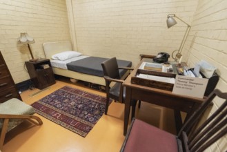 London, United Kingdom, May 13, 2019: Interior view of the shelter which housed the Cabinet War