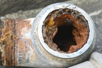 Dirty water pipe