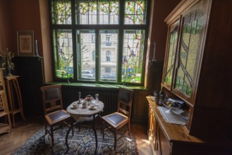 Room in the Art Nouveau Museum, Riga, Latvia, Europe